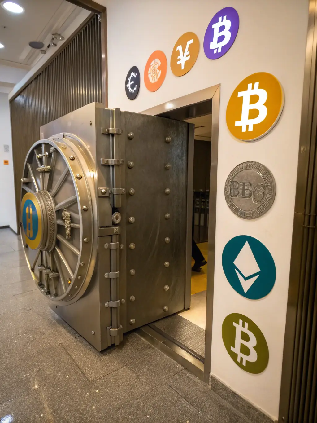 A secure digital vault representing asset protection and financial security, with South African currency and symbols integrated into the design.